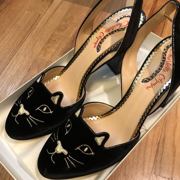charlotte olympia kitty heels